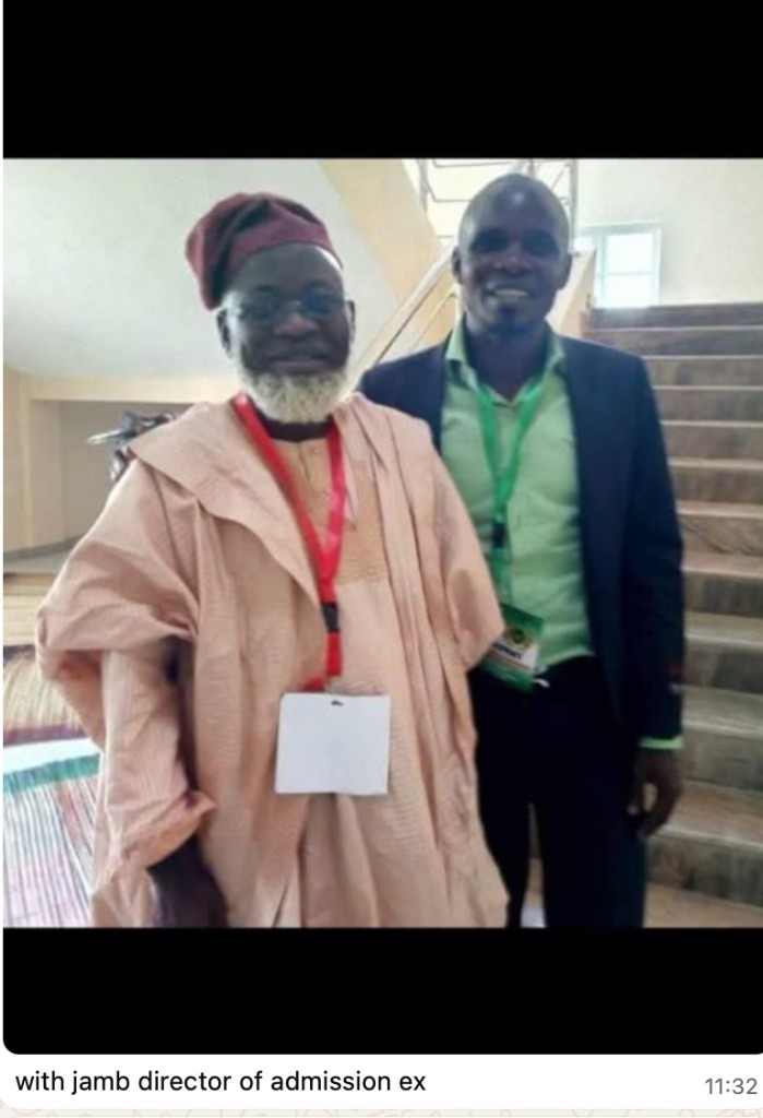 with jamb director of admission ex