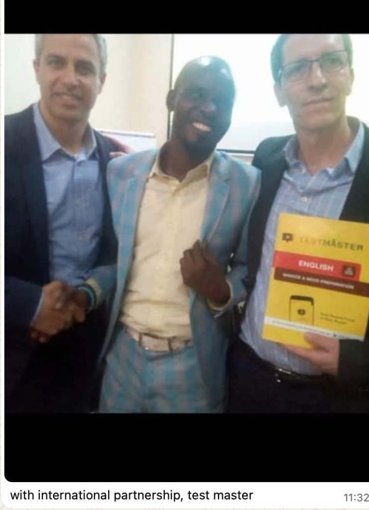 with international partnership, test master