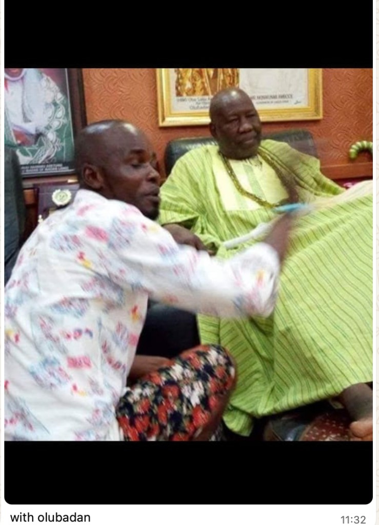with olubadan